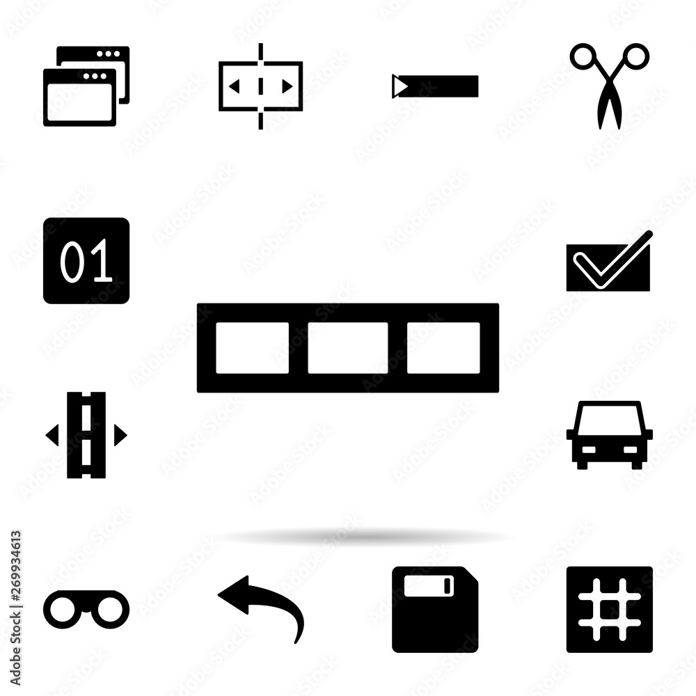 Poster t shirt icon. universal set of web for website design and development, app development