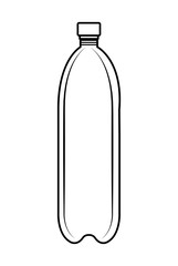 plastic bottle recycle icon vector illustration