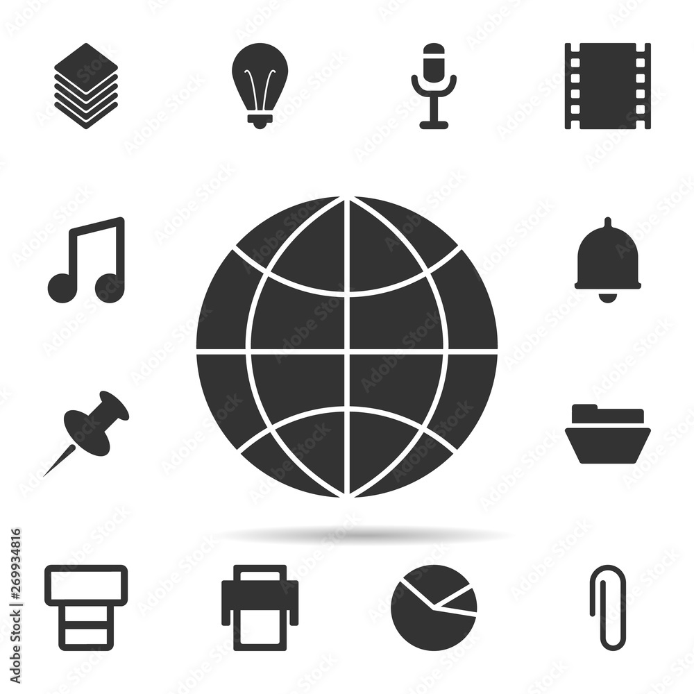 Poster internet icon. universal set of web for website design and development, app development