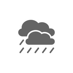 Rain, cloudy icon. Element of weather sign icon
