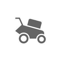 Garden, lawn, mower icon. Element of materia flat tools icon