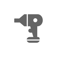 Cordless, drill icon. Element of materia flat tools icon