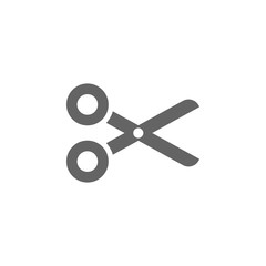 Cut, scissors icon. Element of materia flat tools icon