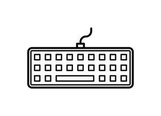 Keyboard icon vector