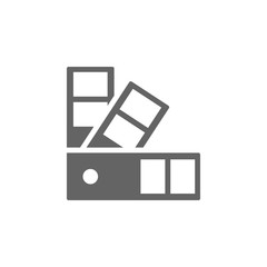 Color, paint, palette icon. Element of materia flat tools icon