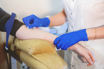 Blood test.