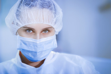 Surgical nurse portrait.