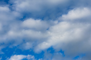 White clouds blue sky. Blue sky with white clouds background. Blue sky with clouds wallpaper. 