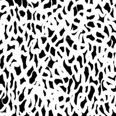 Brush grunge pattern. White and black vector.