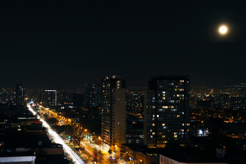 Fototapeta na wymiar city at night 3