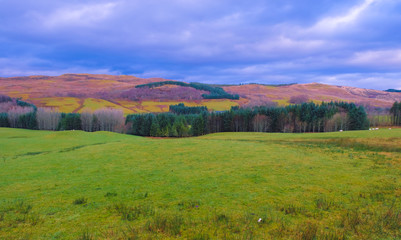 Scottish landscape taken at Fort William, Scotland