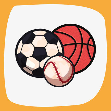 soccer baseball basketball balls sport