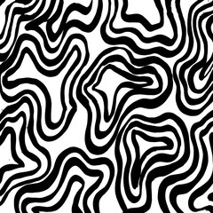 Obraz premium Brush grunge pattern. White and black vector.