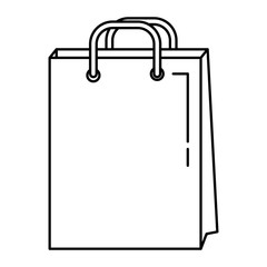 shopping bag paper commercial icon