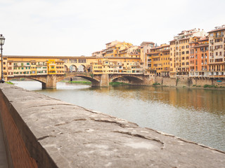 florence a romantic and popular city in Italy.