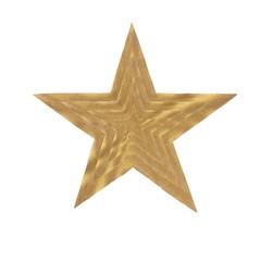 Gold isolated element star, great design for any purposes