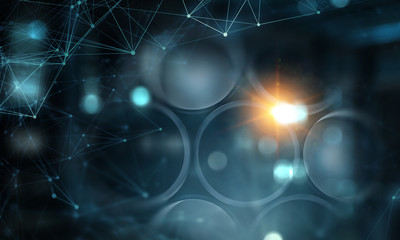 Technological industrial abstract background