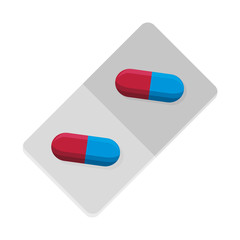 capsules drugs medial isolated icon