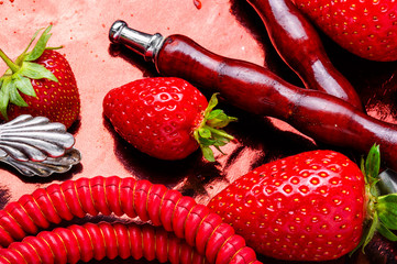 Fruit smoking hookah