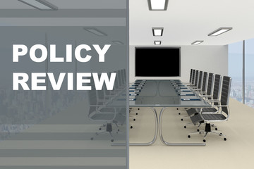 POLICY REVIEW concept