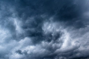 Cover the sky with rain clouds.