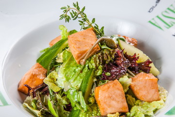 Salmon Salad in italian style