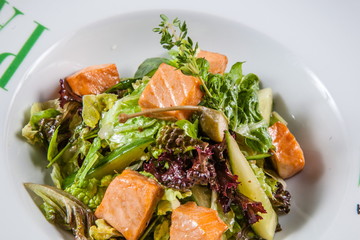 Salmon Salad in italian style