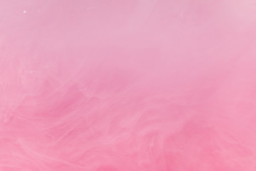 Fototapeta premium ink in water, pink smoke texture background