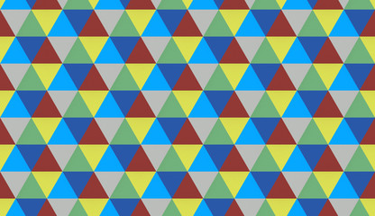 Fototapeta na wymiar Colorful geometric texture. Hexagonal elements. High quality seamless 3d illustration. Empty background.