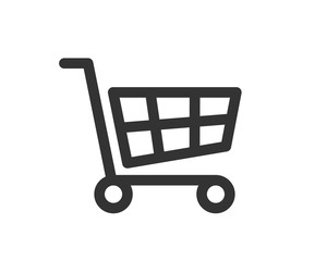 shopping cart icon vector