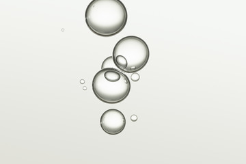 light gray bubbles