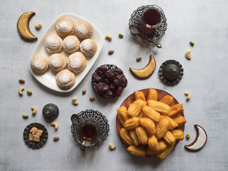 Eid and Ramadan Dates Sweets - Arabian cuisine. Egyptian cookies 