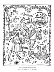 Christian illustration. Old image