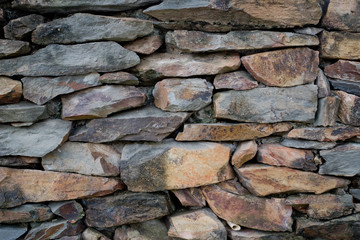 wall background, brown background  abstract, orange mortar texture, old wall