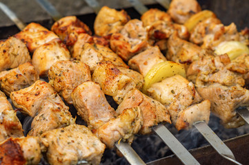 Caucasian shish kebab