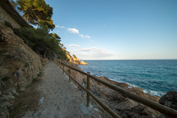 Fototapeta premium Cala de Sant Francesc in Blanes, Costa Brava