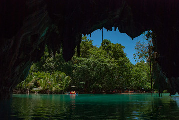 Near the entrance to the Underground River in Palawan, Philippines
