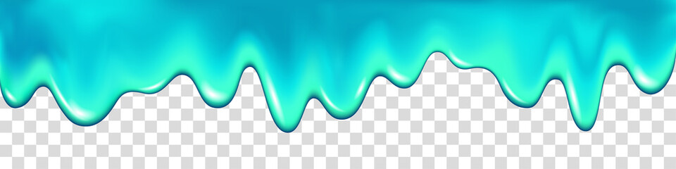 Dripping water isolated on transparent background.