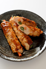 つくね　野菜巻き