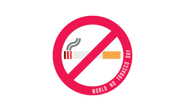 Illustration of concept world no smoking day - Vector