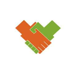 Handshake Friendship Icon Pictogram Symbol