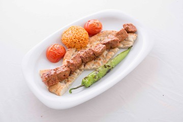 Turkish barbecued  lamb