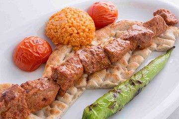Turkish barbecued  lamb
