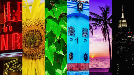 collage of images background