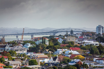 Devenport and Auckland harbour bridge 