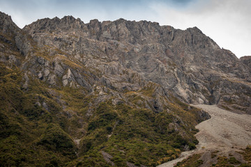 Rugged mountain peak