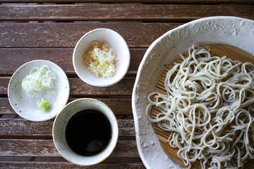 Japanese Soba noodle in Nagano Japan