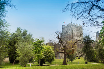 Obraz premium Guimaraes castle, north of Portugal