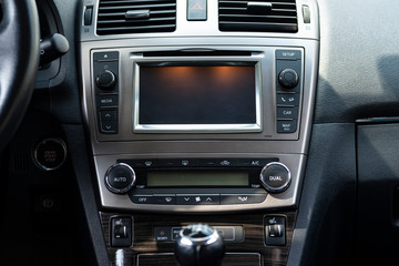 interior of a modern car