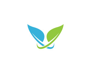 Fototapeta na wymiar Logos of green leaf ecology nature element vector icon 